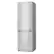 Alt View 2. LG - 12 Cu. Ft. Bottom-Freezer Counter-Depth Refrigerator with Door Cooling+ - Stainless Steel.
