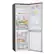Alt View 3. LG - 12 Cu. Ft. Bottom-Freezer Counter-Depth Refrigerator with Door Cooling+ - Stainless Steel.