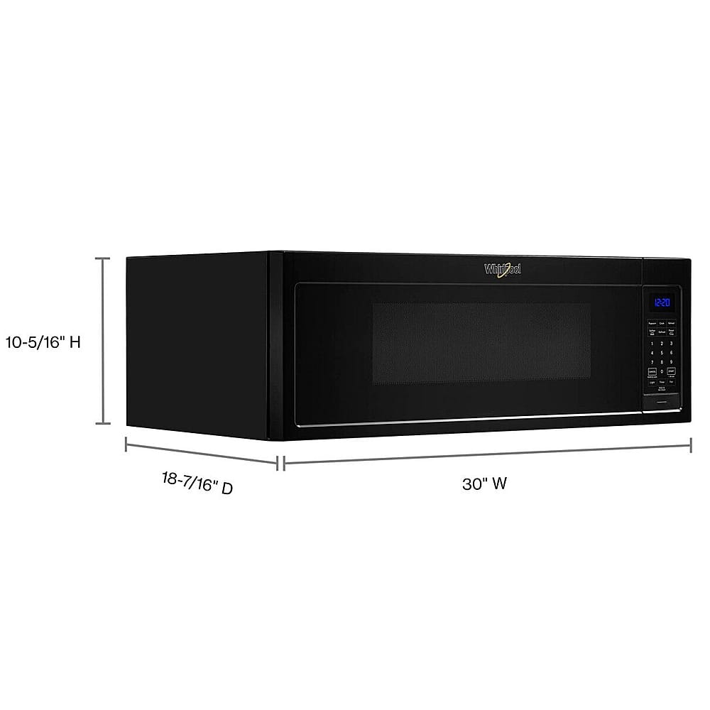 Customer Reviews Whirlpool 1.1 Cu. Ft. Low Profile OvertheRange