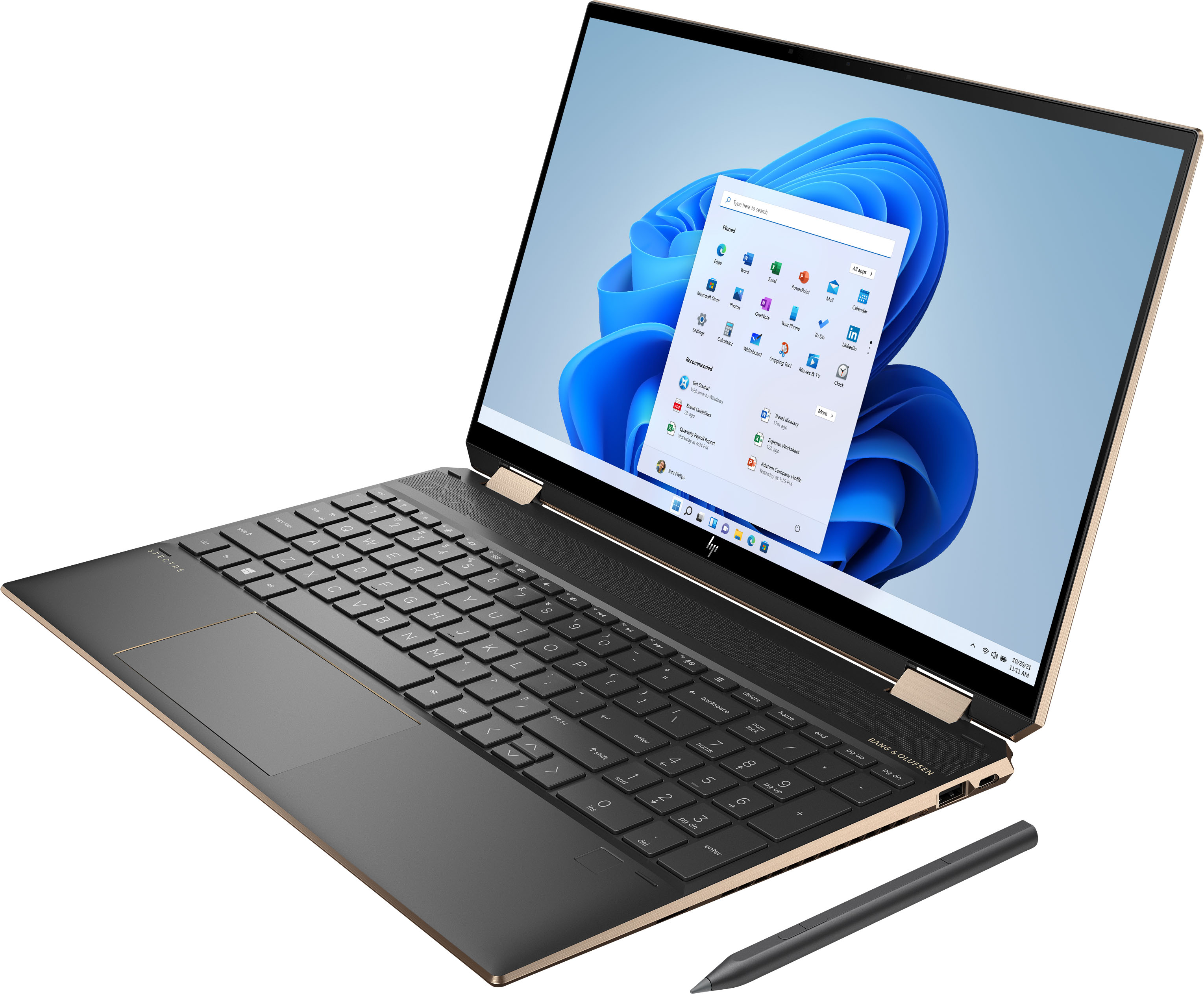 HP Spectre x360 2-in-1 15.6" 4K UHD Touch-Screen Laptop Intel Core i7 16GB  Memory 512GB SSD + 32GB Optane Nightfall Black 15-eb1043dx - Best Buy