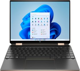 HP - Spectre x360 2-in-1 13.5" Touchscreen Laptop - Intel Evo Platform - Core i7 - 16GB Memory - 1TB SSD + 32GB Intel Optane - Nightfall Black - Front_Zoom