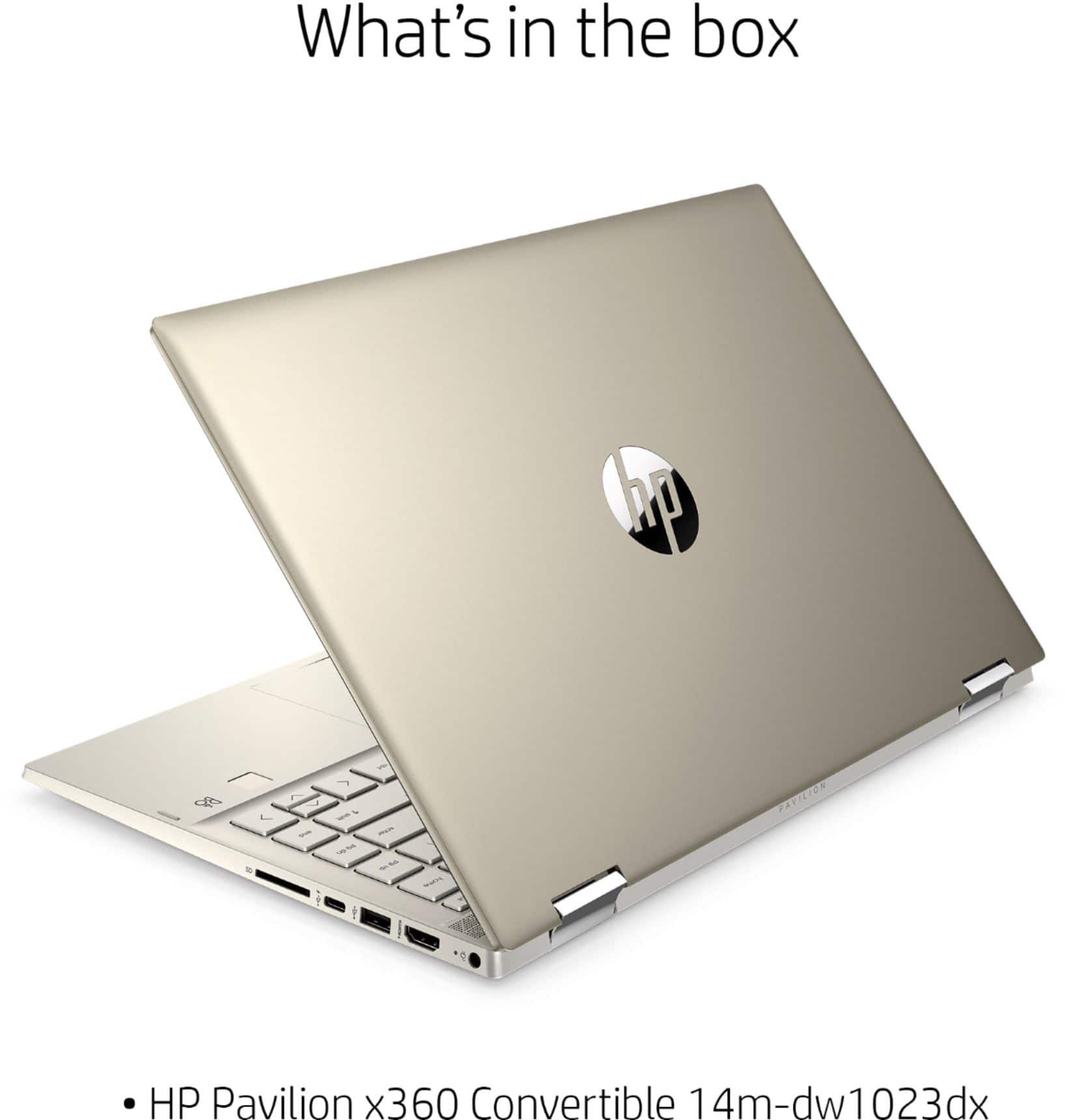 Alt View 7. HP - Pavilion x360 2-in-1 14" Touch-Screen Laptop - Intel Core i5 - 8GB Memory - 256GB SSD.