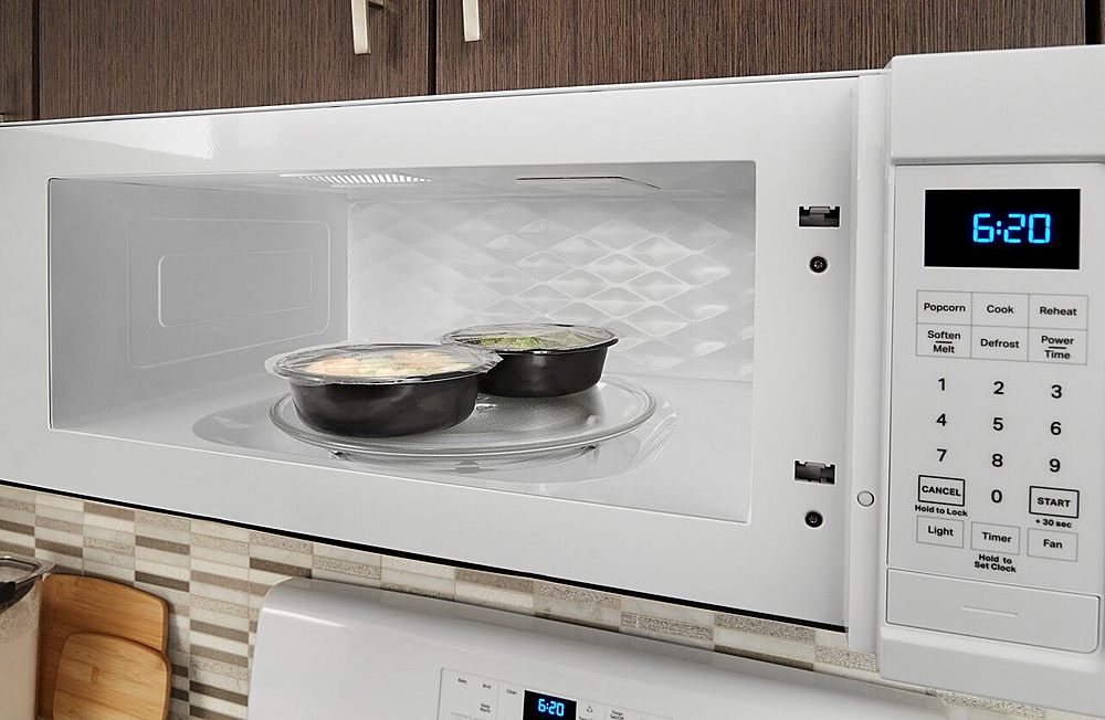 Whirlpool 1.1 Cu. Ft. Low Profile OvertheRange Microwave Hood with 2Speed Vent White