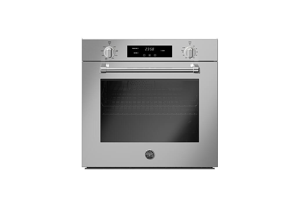 Front. Bertazzoni - 30 Inch Built-In Single Electric Convection Wall Oven Self-Clean - Stainless Steel.