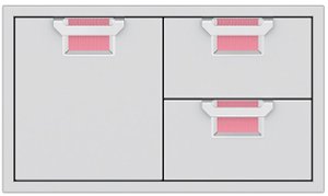 Aspire by Hestan - AESDR Series 36" Double Drawer and Storage Door Combination - Reef - Angle_Zoom