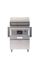 Coyote Outdoor Living - 28-Inch Outdoor Pellet Freestanding Grill with Smart Drop™ Pellet feed and Versa-Rack™ for multiple cooking surfaces. - Stainless Steel - Alt_View_Zoom_11