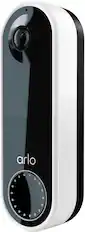 Angle. Arlo - Essential Wi-Fi Smart Video Doorbell - Wired or Battery Operated - White.