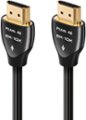 Front Zoom. AudioQuest - Pearl 16.4' 4K-8K-10K 48Gbps In-Wall HDMI Cable - Black/White.