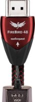 AudioQuest - FireBird 5' 4K-8K-10K 48Gbps HDMI Cable - Red/Black - Front_Zoom