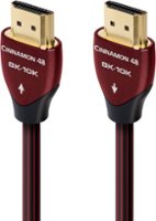 AudioQuest - Cinnamon 16.4' 4K-8K-10K 48Gbps HDMI Cable - Red/Black - Front_Zoom