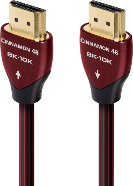 AudioQuest Cinnamon 16.4' 4K-8K-10K 48Gbps HDMI Cable Red/Black HDM48CIN500  - Best Buy