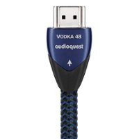 AudioQuest - Vodka 5' 4K-8K-10K 48Gbps HDMI Cable - Blue/Black - Front_Zoom