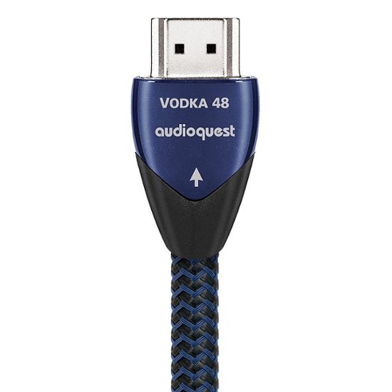 AudioQuest Vodka 5' 48Gbps Cable Blue/Black HDM48VOD150 - Best Buy