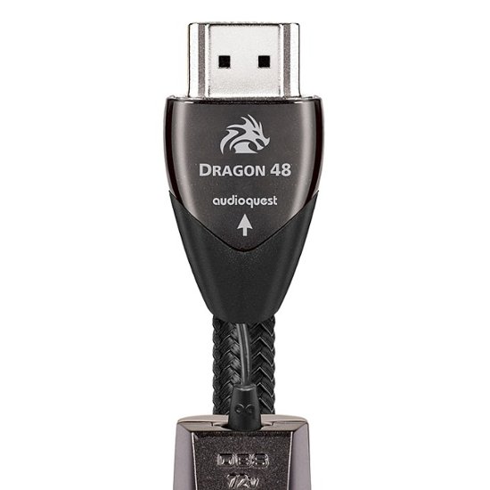 AudioQuest Dragon 2.5' 4K-8K-10K 48Gbps HDMI Cable Black/Gray 