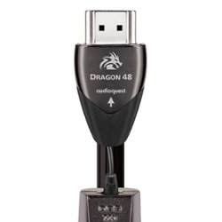AudioQuest - Dragon 10' 4K-8K-10K 48Gbps HDMI Cable - Black/Gray - Front_Zoom