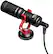 Front. BOYA - MM1 Cardioid Condenser Microphone - Black.