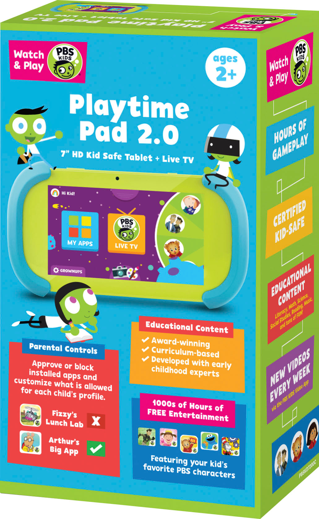 Best Buy: PBS Kids Playtime Pad 7 Kid Safe Tablet Multi PBSKD12B/  PBSKD7200C