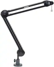 Front. Samson - MBA28 28-inch Microphone Boom Arm - Black.
