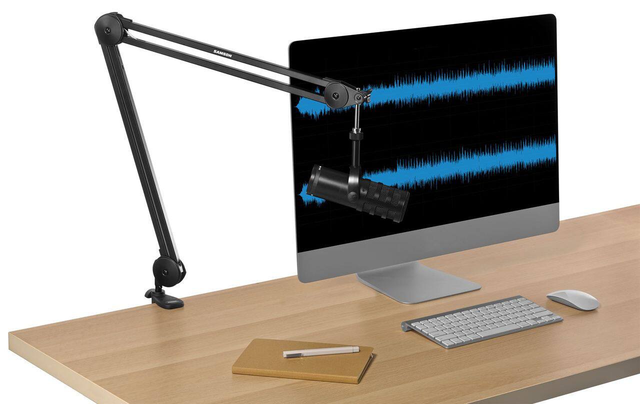 Alt View 13. Samson - MBA38 38-inch Microphone Boom Arm - Black.