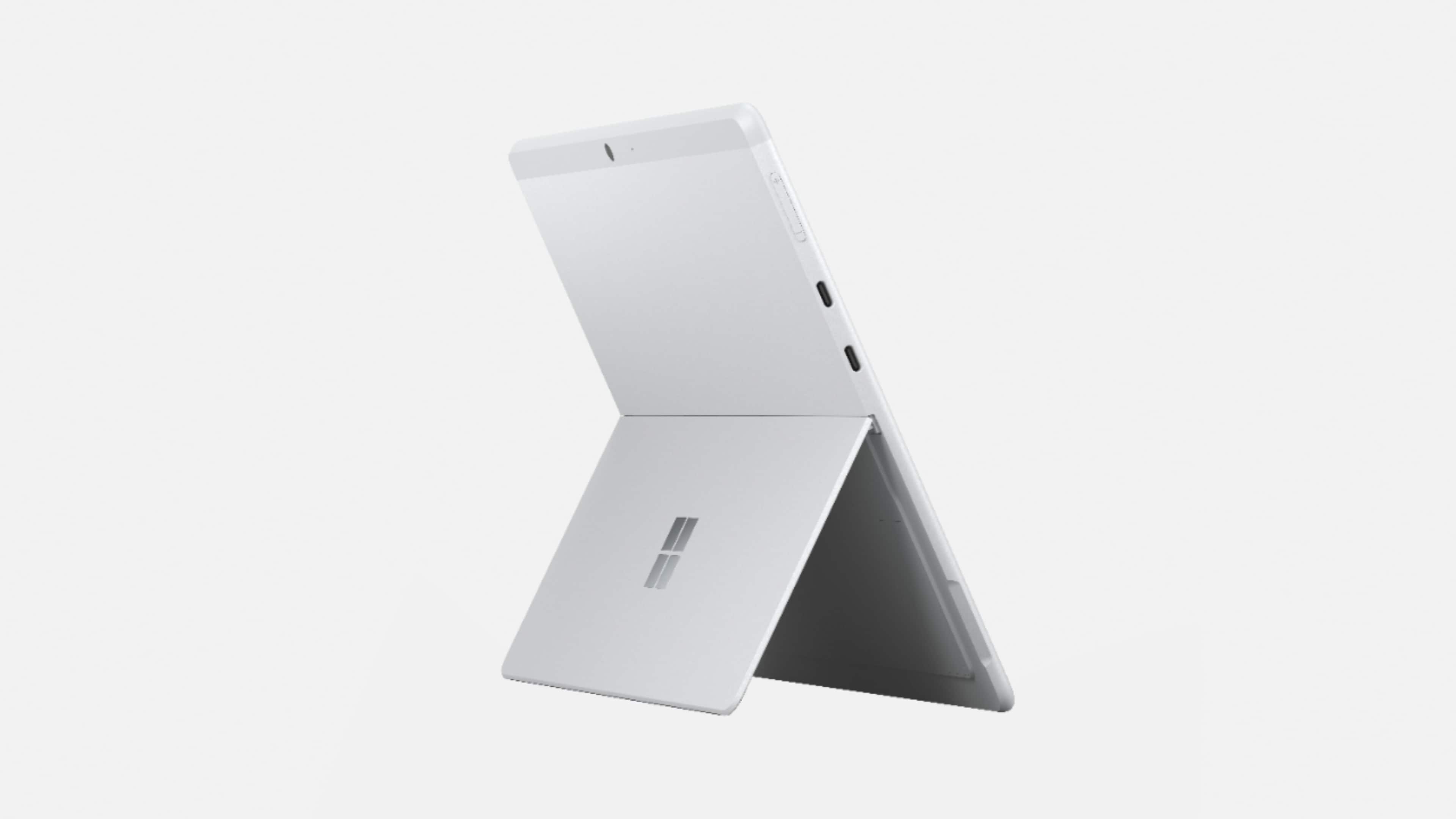 Alt View 18. Microsoft - Surface Pro X - 13" Touch-Screen - MS SQ2 - 16GB Memory - 512GB SSD - Wi-Fi + 4G LTE - Device Only (Latest Model) - Platinum.