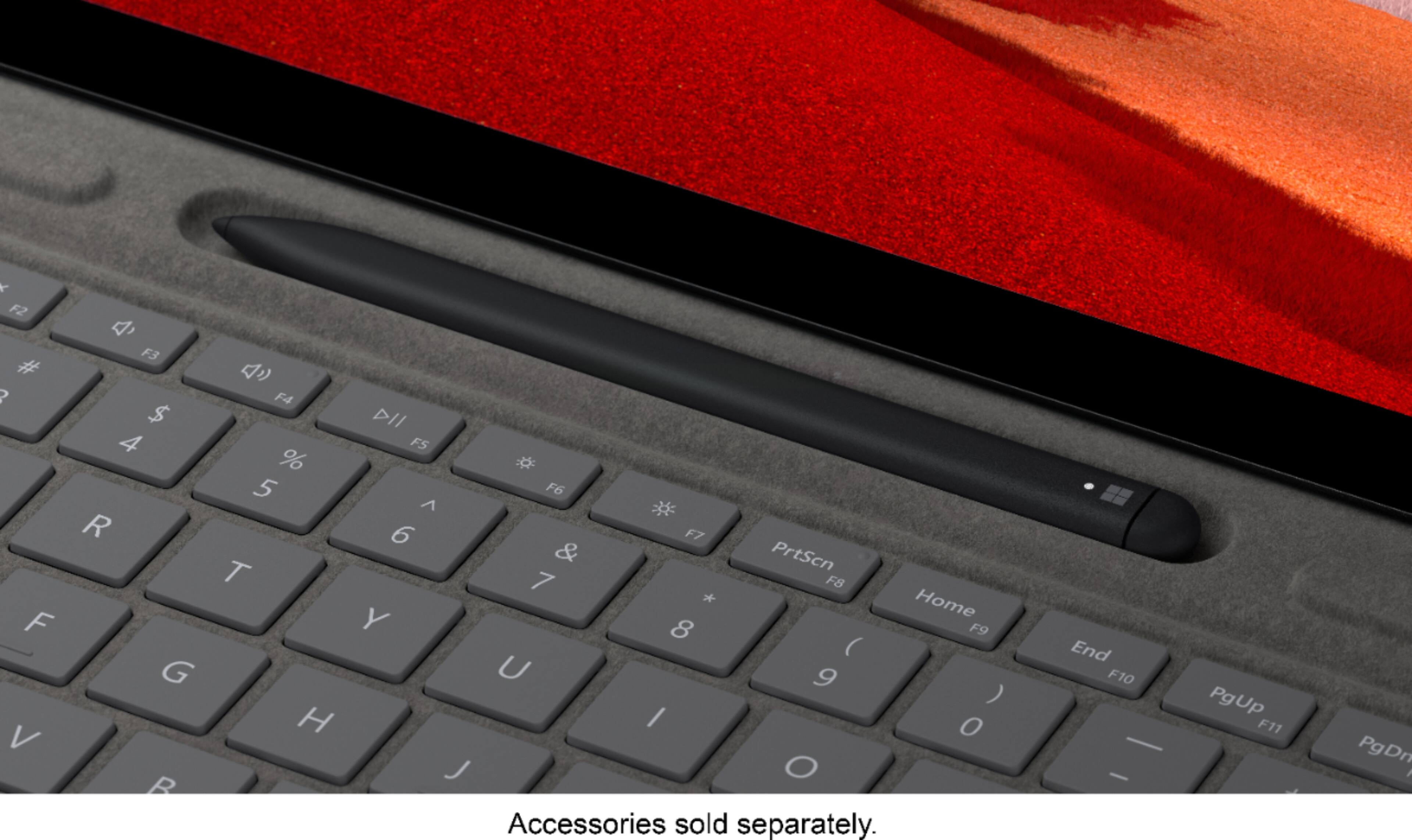 Alt View 14. Microsoft - Surface Pro X - 13" Touch-Screen - MS SQ2 - 16GB Memory - 512GB SSD - Wi-Fi + 4G LTE - Device Only (Latest Model) - Matte Black.