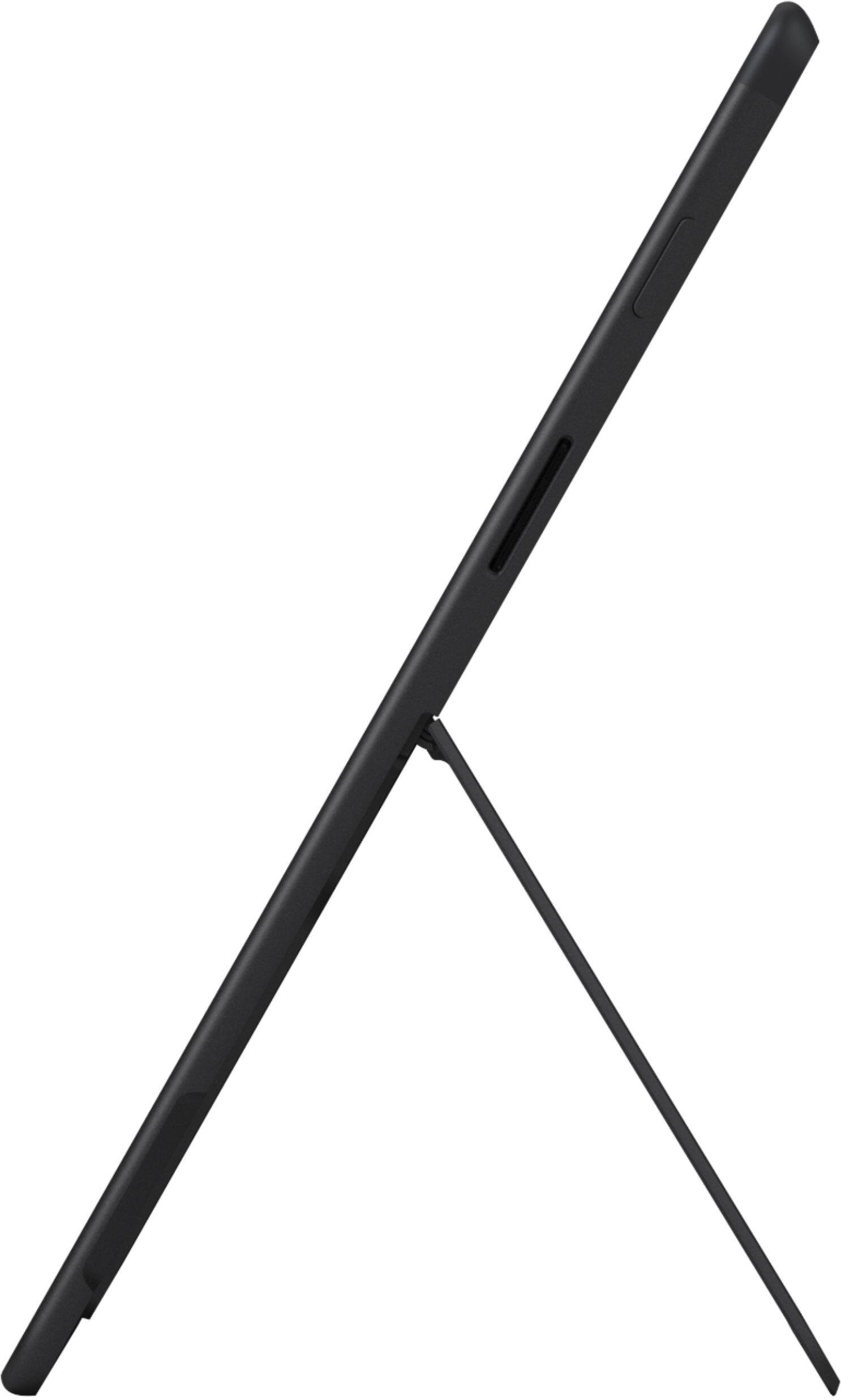 Alt View 15. Microsoft - Surface Pro X - 13" Touch-Screen - MS SQ2 - 16GB Memory - 512GB SSD - Wi-Fi + 4G LTE - Device Only (Latest Model) - Matte Black.