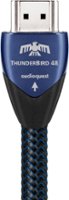 AudioQuest - ThunderBird 7.5' 4K-8K-10K 48Gbps HDMI Cable - Blue/Black - Front_Zoom