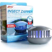 PIC 2-in-1 Insect Zapper - Gray - Gray - Angle_Zoom