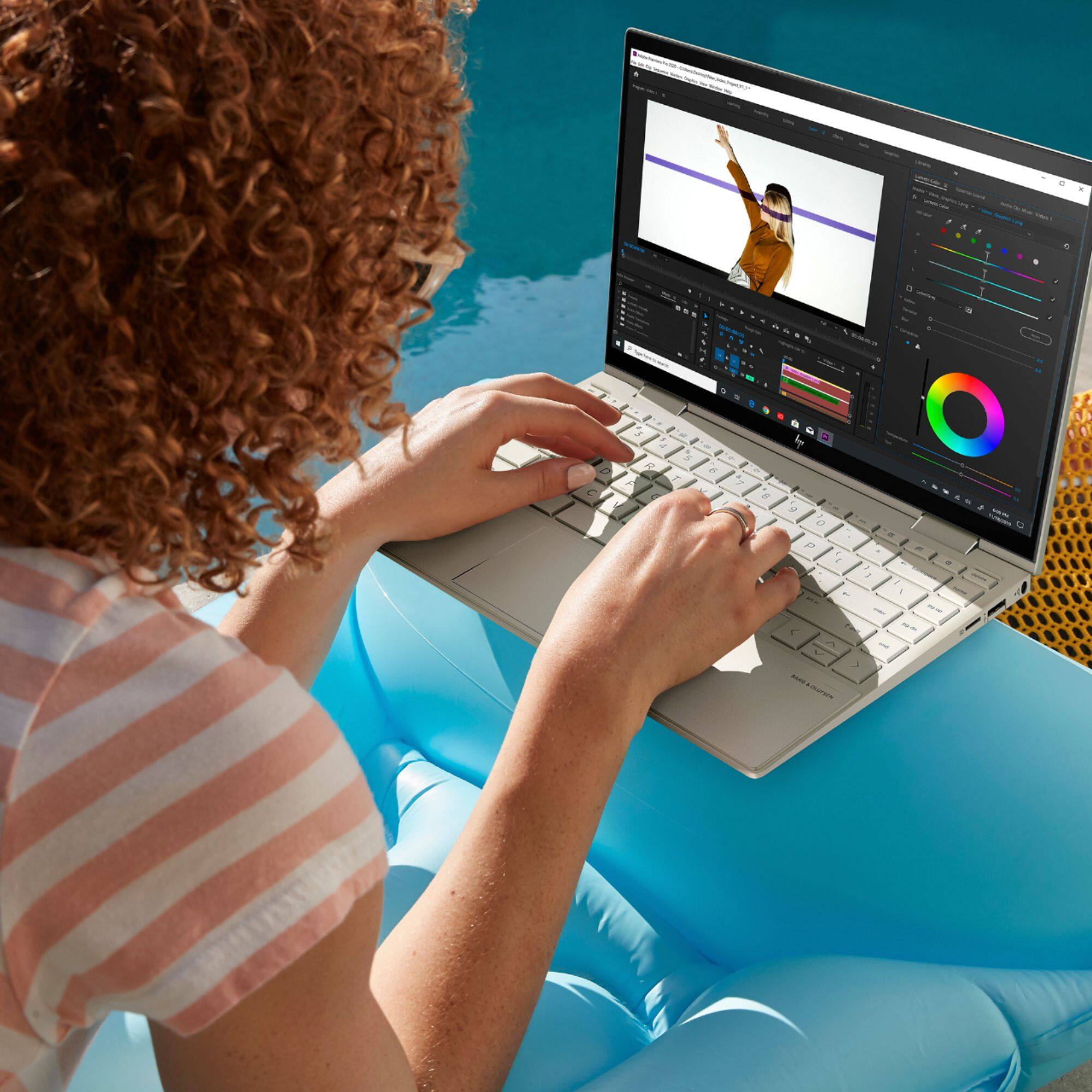 Alt View 20. HP - ENVY x360 2-in-1 13.3" Touchscreen Laptop - Intel Evo Platform - Intel Core i7 - 8GB Memory - 512GB SSD.