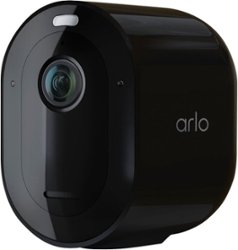 Arlo - Pro 4 Spotlight Camera, 1 Pack - VMC4050B - Black - Front_Zoom