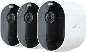Arlo - Pro 4 Spotlight  Camera, 3 Pack - VMC4350P - White - Front_Zoom