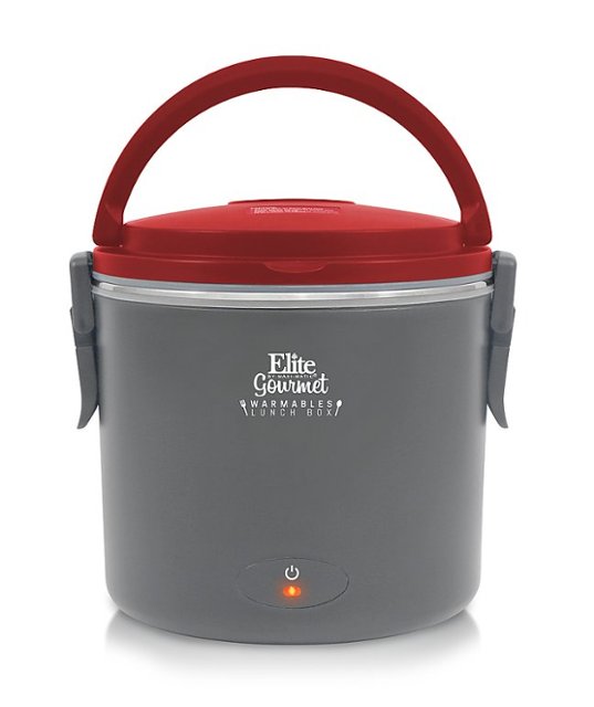 Elite Gourmet 120V Warmables Lunch Box Red EFW-6080R - Best Buy