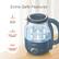 Alt View 12. Elite Gourmet - 1.2L Adjustable Temperature Electric Glass Kettle - Slate Blue.