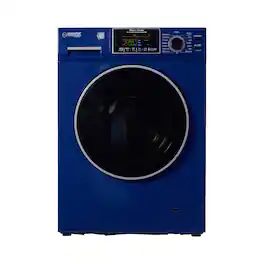 Equator - 1.90 cu ft. VENTLESS/VENTED DRY All-in-One Combo Washer Electric Dryer Convertible | PET SANITIZE 110V - EZ 5500 - Blue