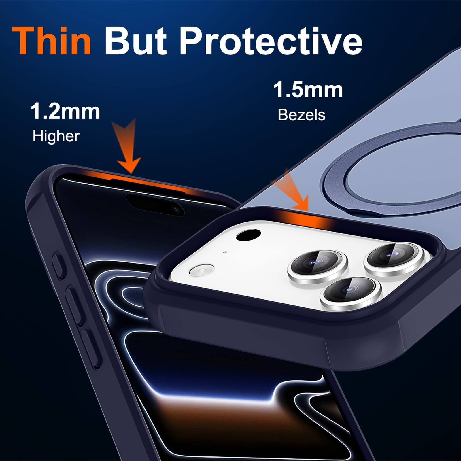 Thin But Protective

1.2mm Higher

1.5mm Bezels