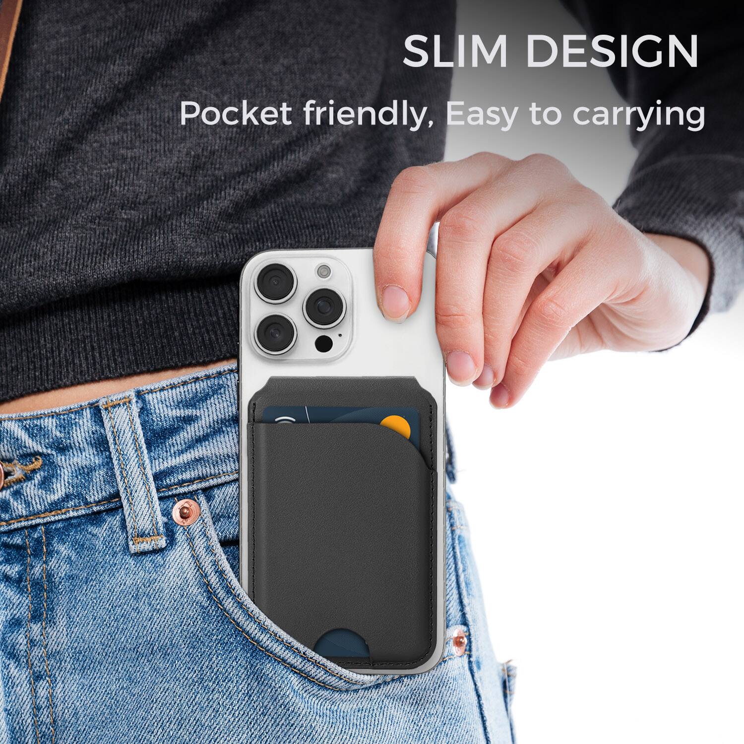 SLIM DESIGN  
Pocket friendly, Easy to carrying
