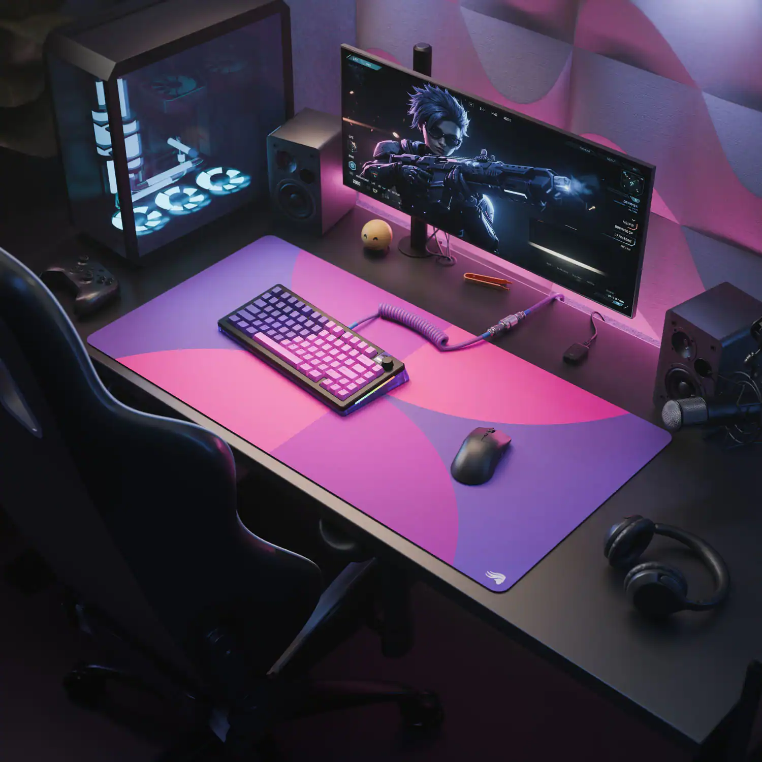 Alt View 7. Glorious - Edgeless Mouse Pad 2 XXL - Nebula.