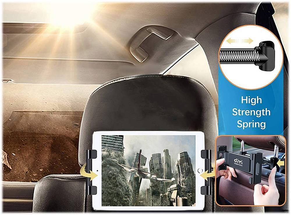 SaharaCase Headrest Car Mount for Most Cell Phones and Tablets Black SB