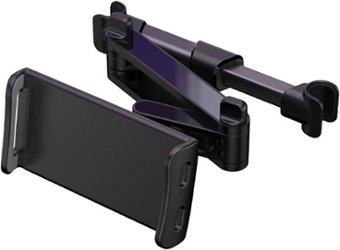 SaharaCase - Headrest Car Mount for Most Cell Phones and Tablets - Black - Left_Zoom