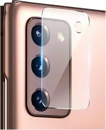 Angle. SaharaCase - ZeroDamage HD Flexon Lens Hood for Samsung Galaxy Z Fold 2 (2-Pack).