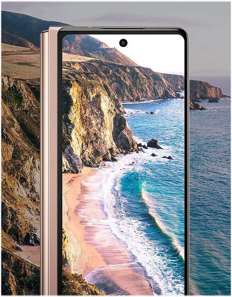 Alt View 13. SaharaCase - ZeroDamage HD Flexon Lens Hood for Samsung Galaxy Z Fold 2 (2-Pack).