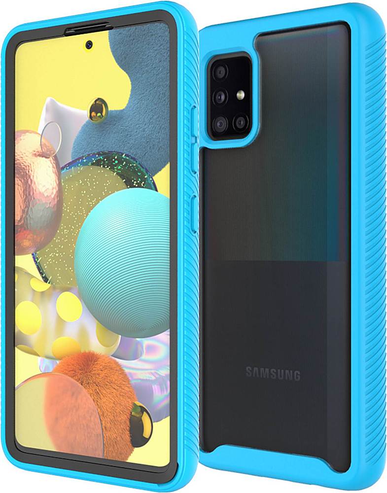 Alt View 12. SaharaCase - Grip Series Carrying Case for Samsung Galaxy A51 5G - Aqua.
