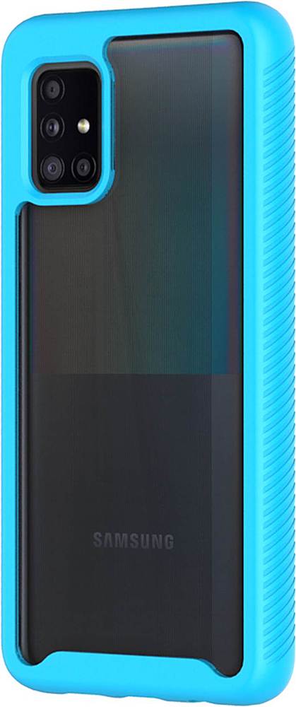 Left. SaharaCase - Grip Series Carrying Case for Samsung Galaxy A51 5G - Aqua.