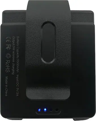 Front. SaharaCase - 5500 mAh Portable Charger for Samsung Galaxy Z Flip/Z Flip 5G - Black.