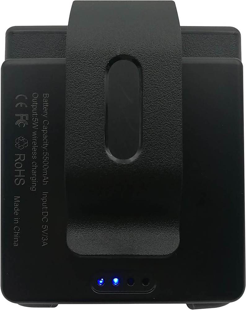 Front. SaharaCase - 5500 mAh Portable Charger for Samsung Galaxy Z Flip/Z Flip 5G - Black.