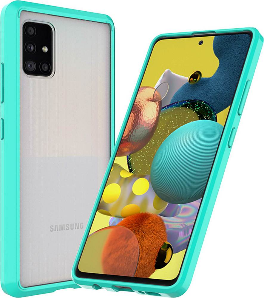 Alt View 13. SaharaCase - Hard Shell Series Case for Samsung Galaxy A51 5G - Clear Teal.