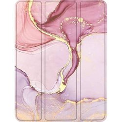 SaharaCase - Folio Case for Apple iPad Pro 11" (2nd, 3rd, and 4th Gen 2020-2022) - Pink Marble - Front_Zoom