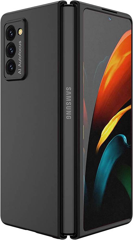 Alt View 1. SaharaCase - Classic Series Carrying Case for Samsung Galaxy Z Fold2 5G - Black.