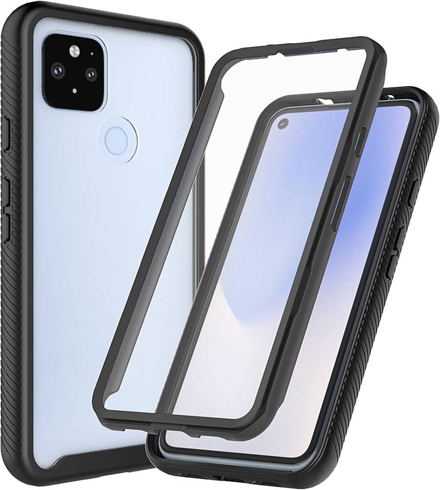 Alt View 15. SaharaCase - GRIP Series Carrying Case for Google Pixel 4a 5G - Black.