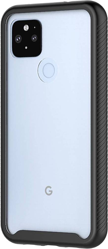 Left. SaharaCase - GRIP Series Carrying Case for Google Pixel 4a 5G - Black.